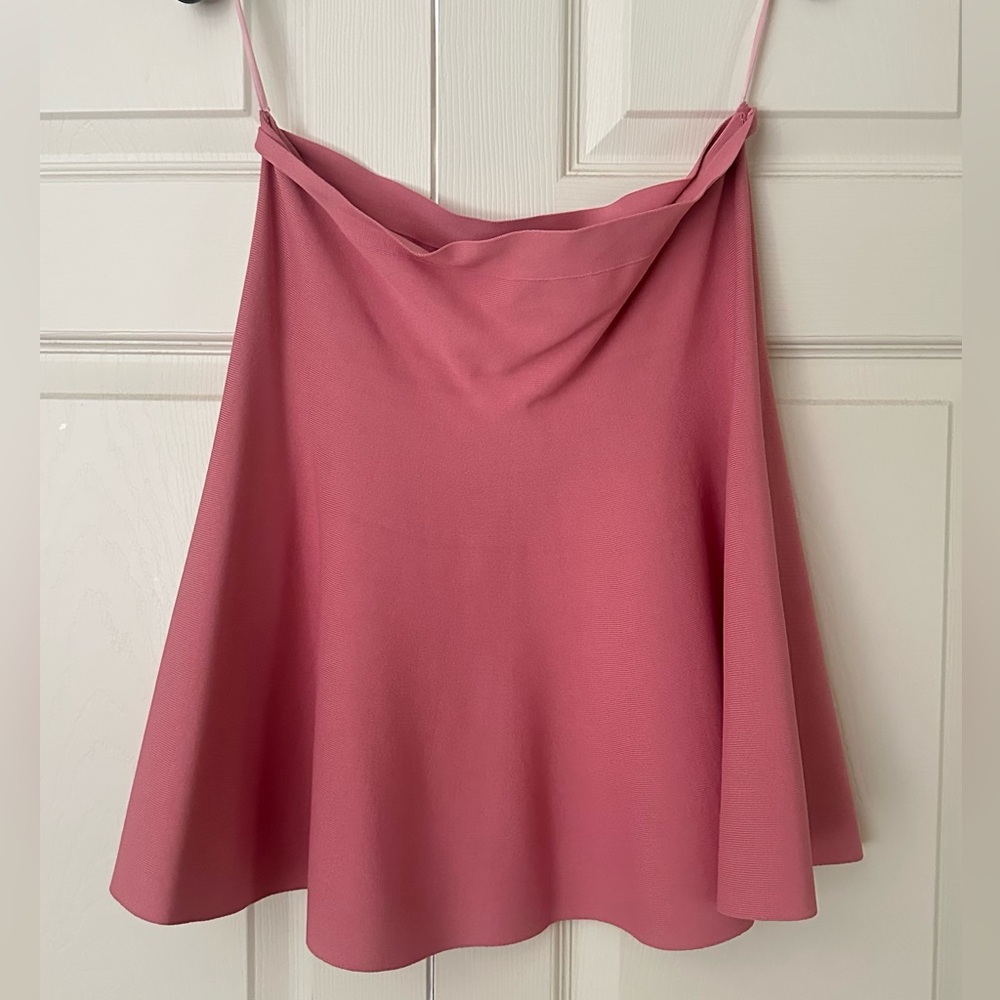 BCBG Maxazria Ingrid A—line skirt in Pink